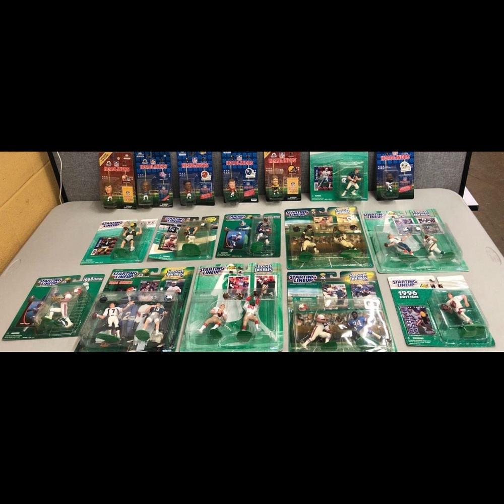 Huge lot of vintage football collectibles NWT